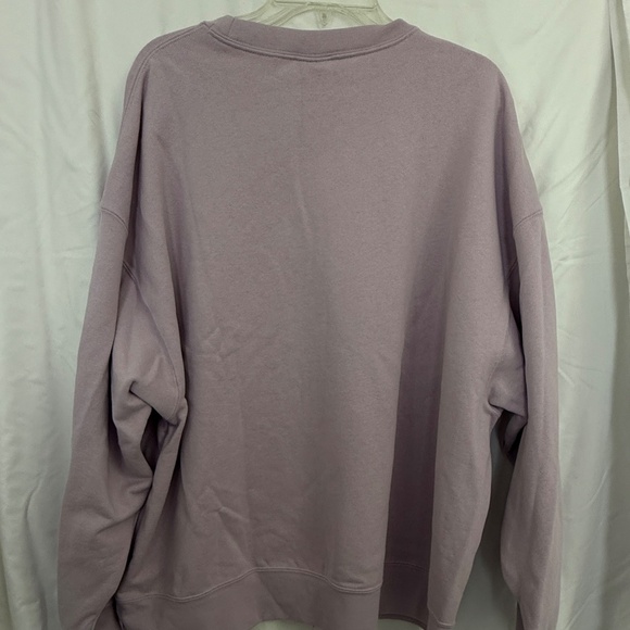 Women's Jordan Flight Fleece Crewneck Oversized Large NWT Purple - Picture 10 of 10